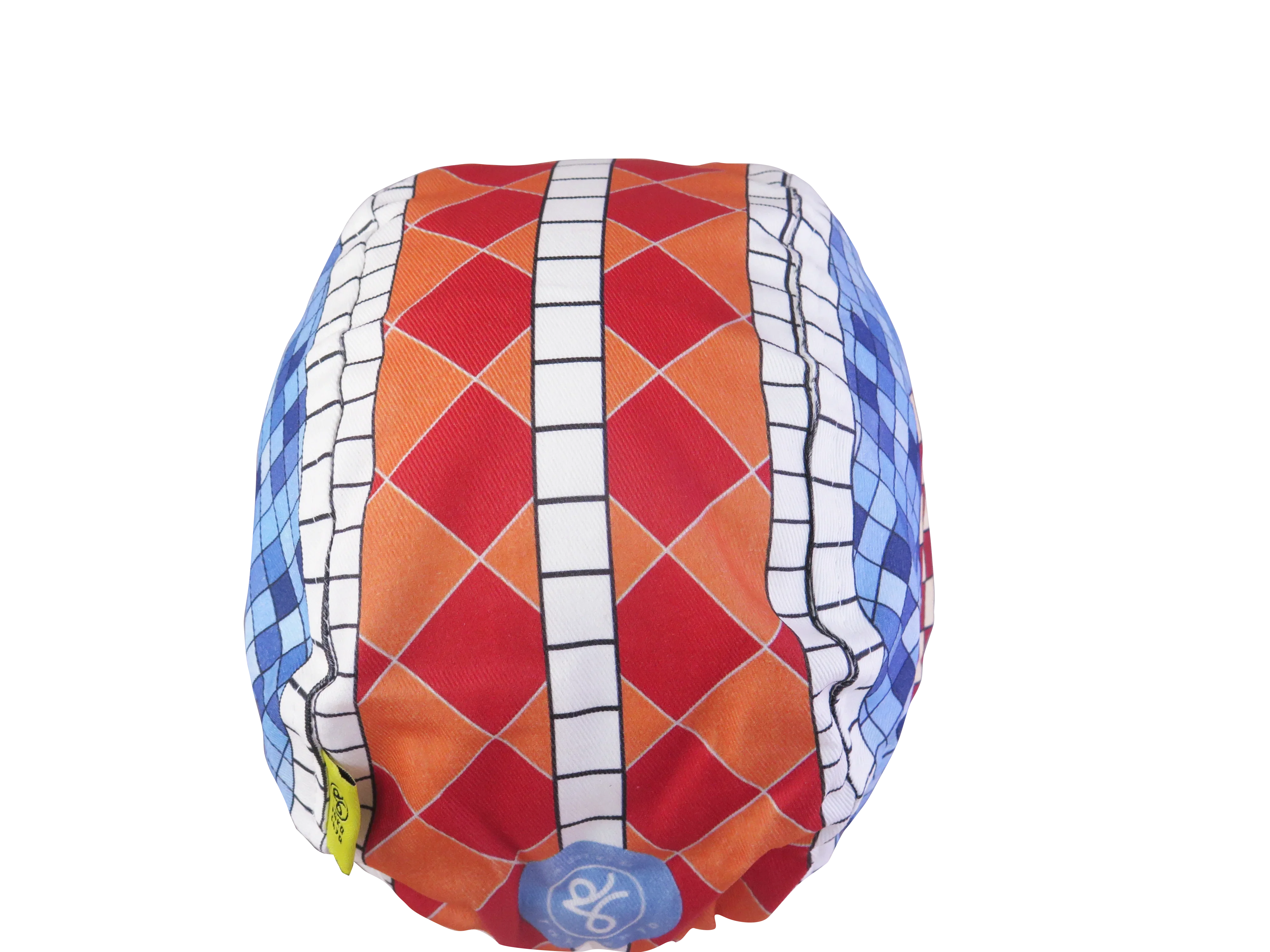A DESIGN BY TAKACHYA | Cycling Cap - Lepak Checkered Brown Blue