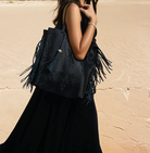 DESTI SAINT | Tassel Shopper - Black