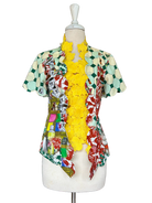 TRIOLOGIE | Kopitiam Kebaya Lace Short Sleeve Top