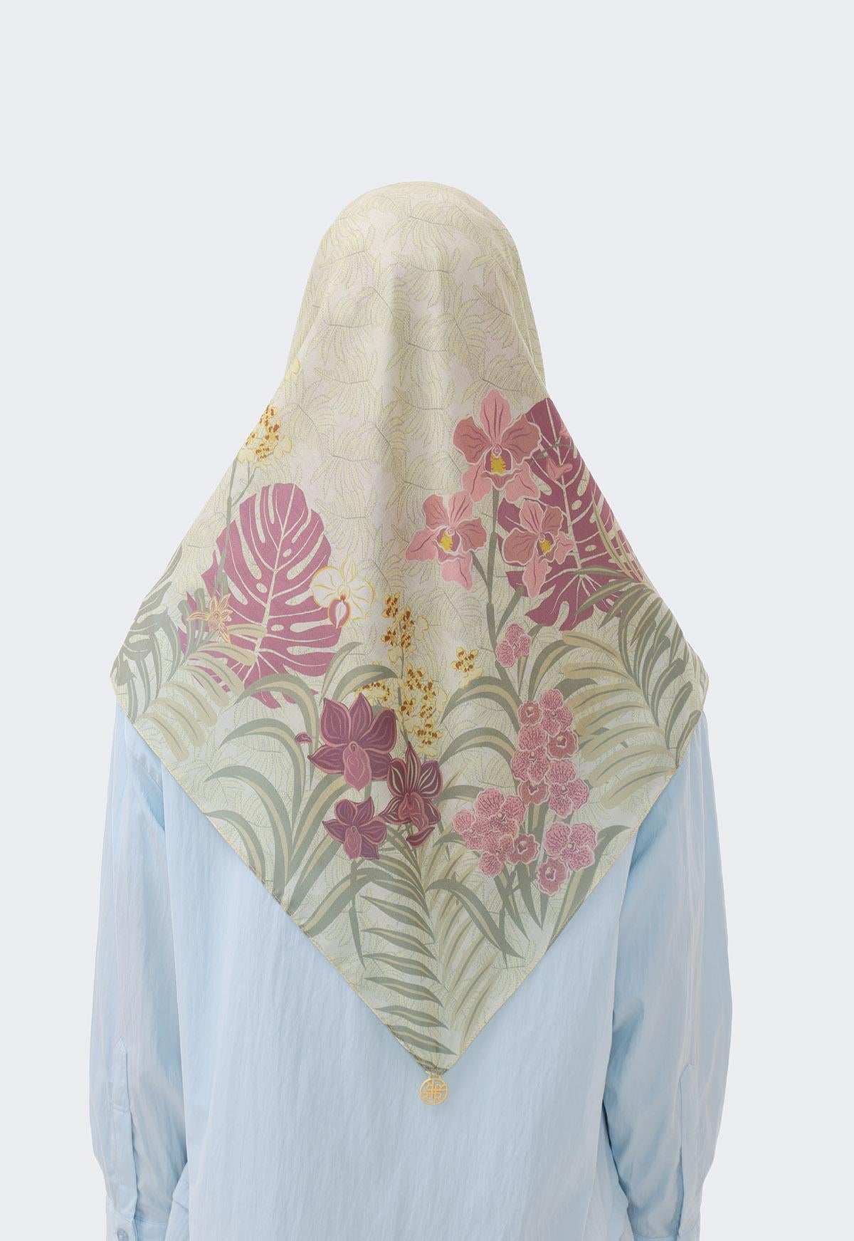 RIA MIRANDA | Orchid Whispers Scarf