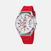 BLACK BY BLUE BRAVE | Merlion II Red Chronograph Watch - 40mm
