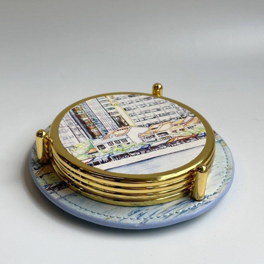 THE ART FACULTY | Premium Coasters Set W Holder