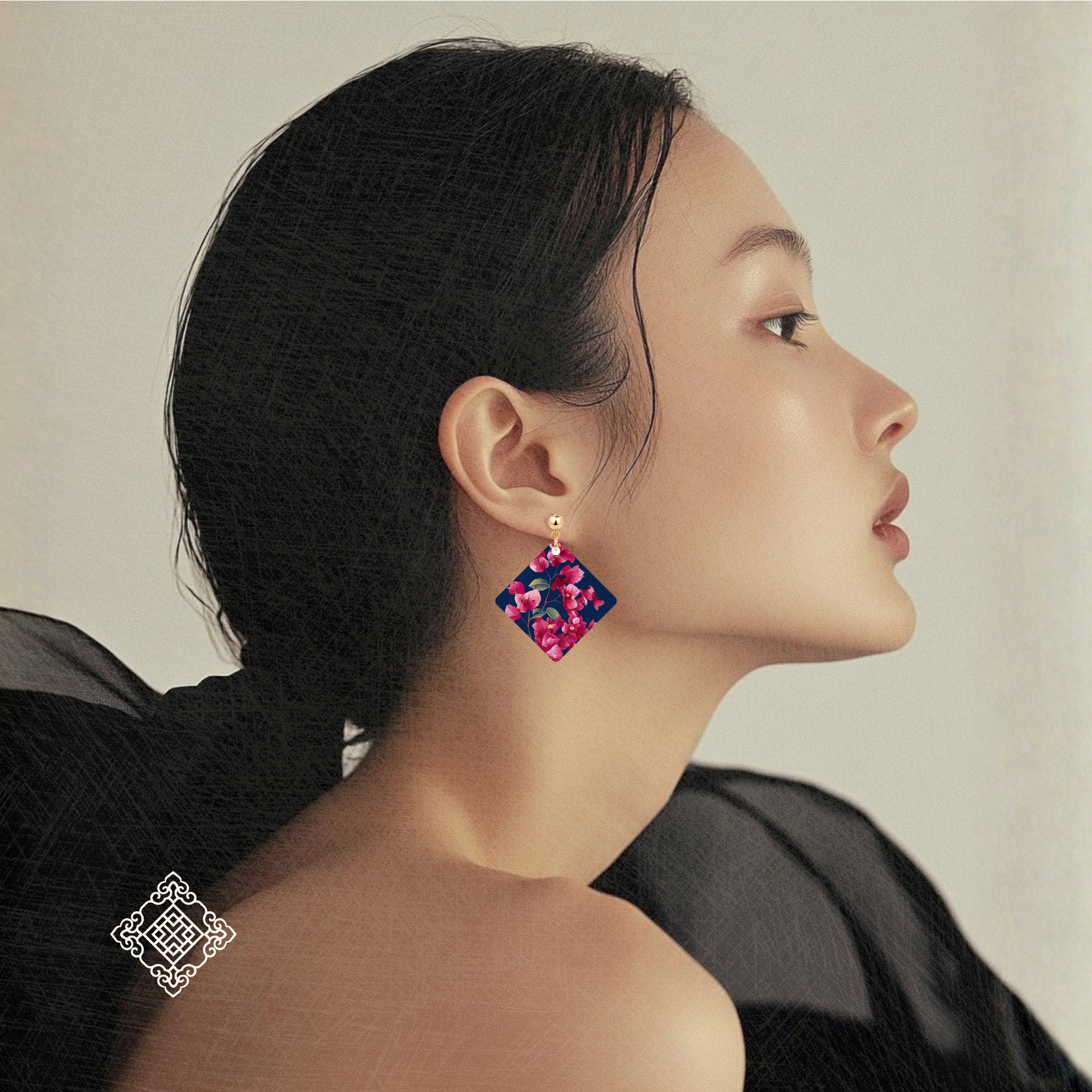 THE ANTECEDENT STORE | Bougainvillea Earrings In Blue