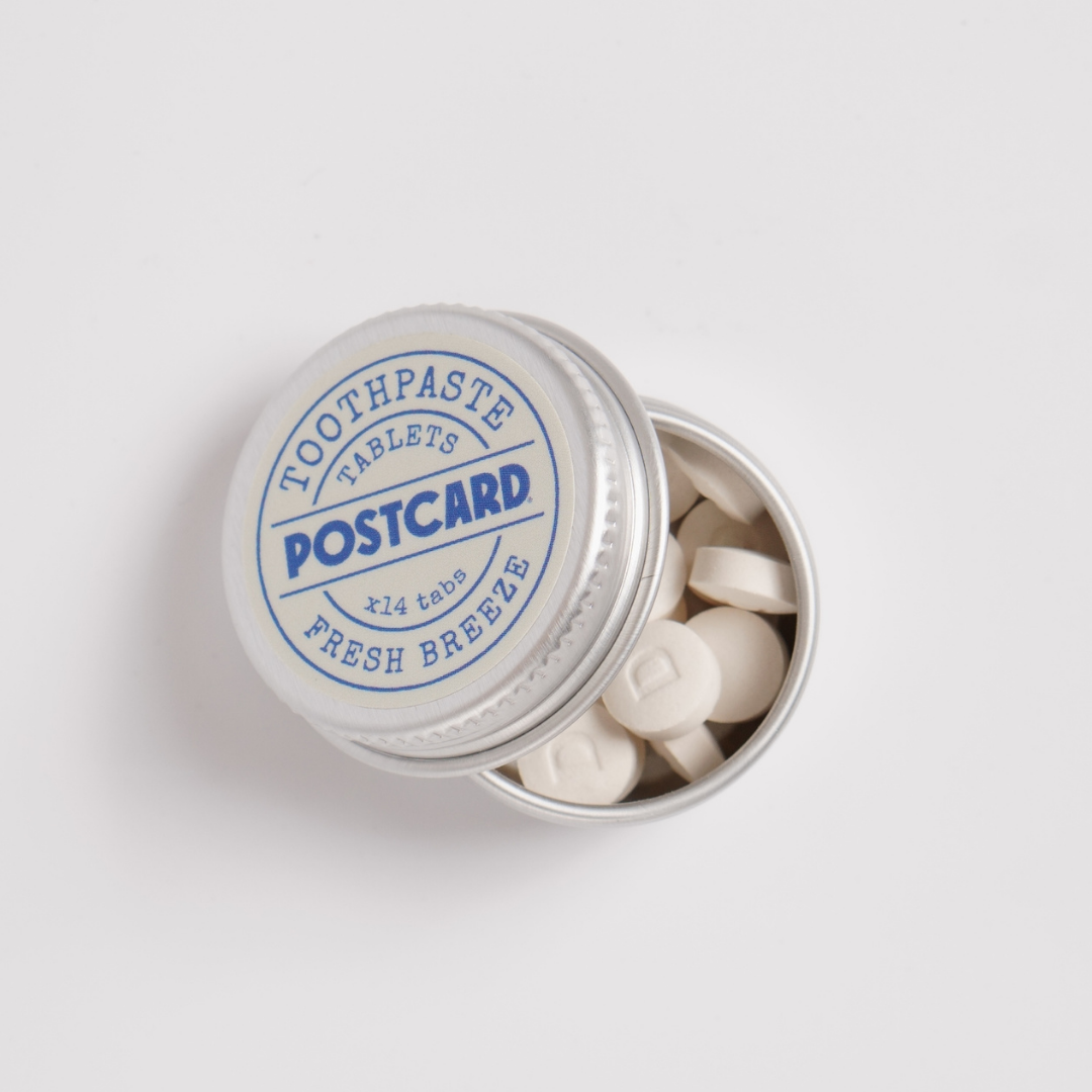 POSTCARD | Toothpaste Tabs Travel Tin