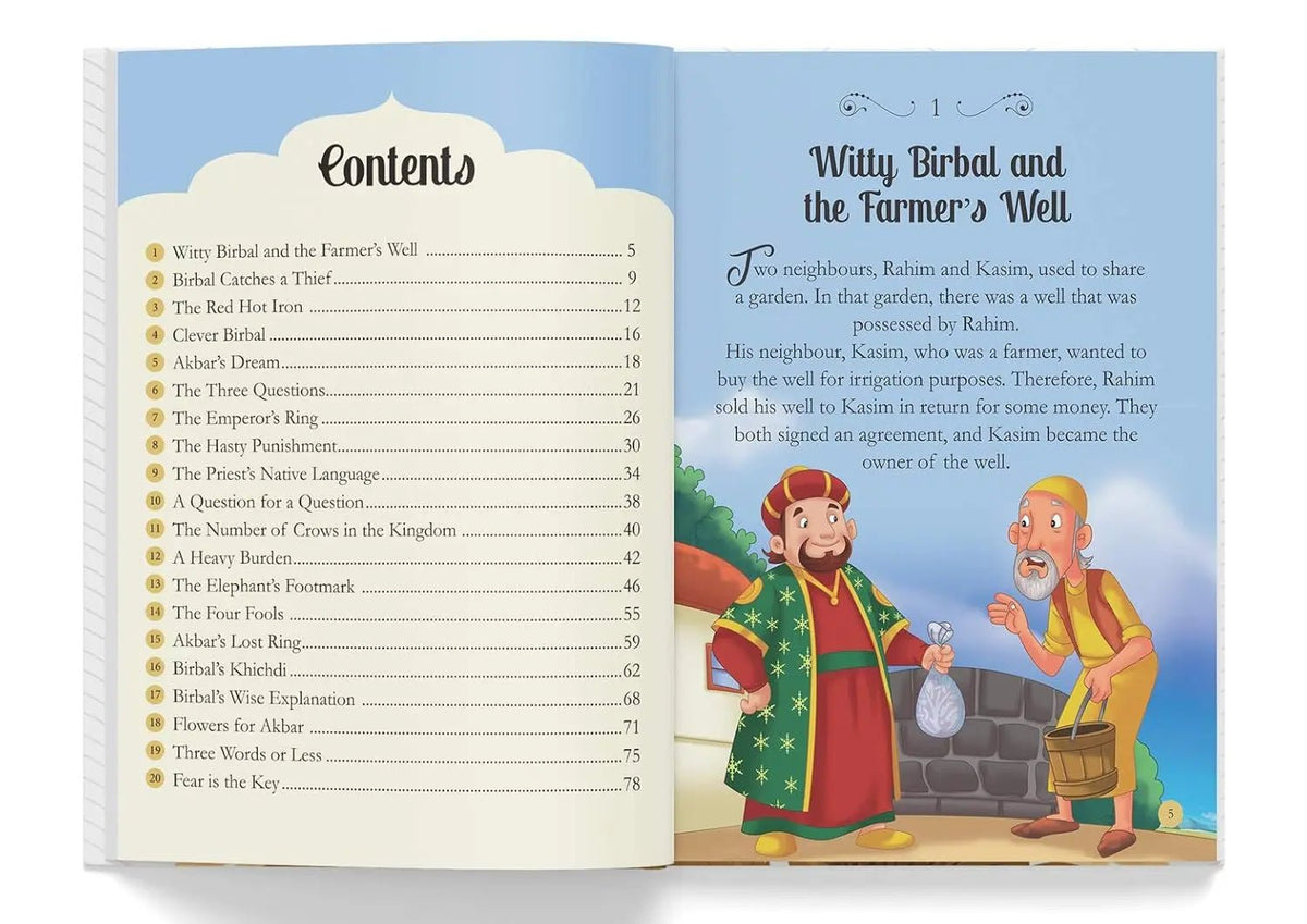 NIMBU | Book: The Illustrated Stories of Akbar and Birbal: Classic Tales From India