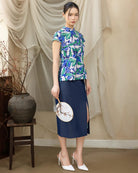 DOTTED LINE | Connie Cheongsam Top