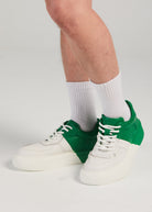 PROJECTWEAR | Fergie Dual Colour Leather Sneaker Green