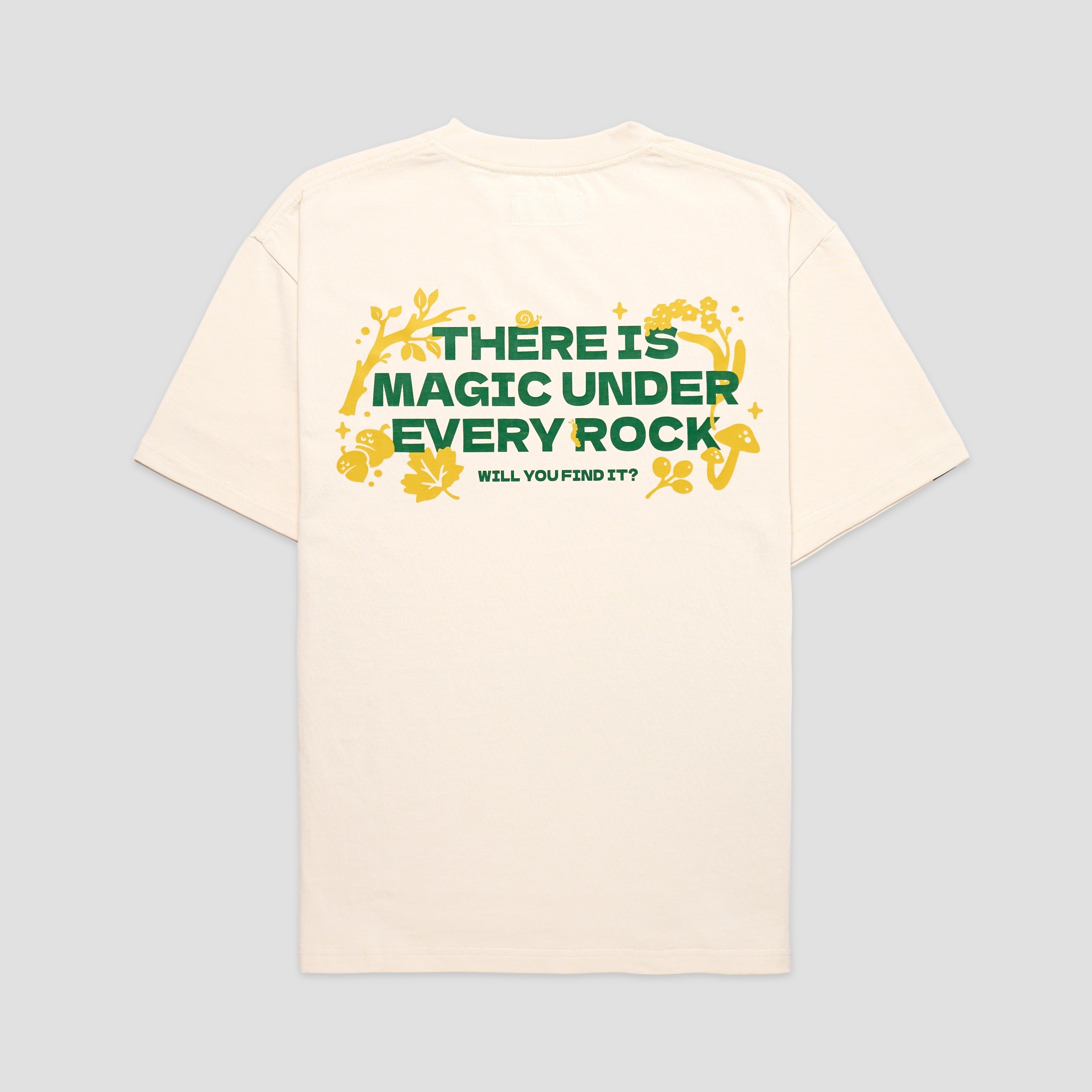 TALKING TOES | Curious by Nature Oversized Tee | Cream