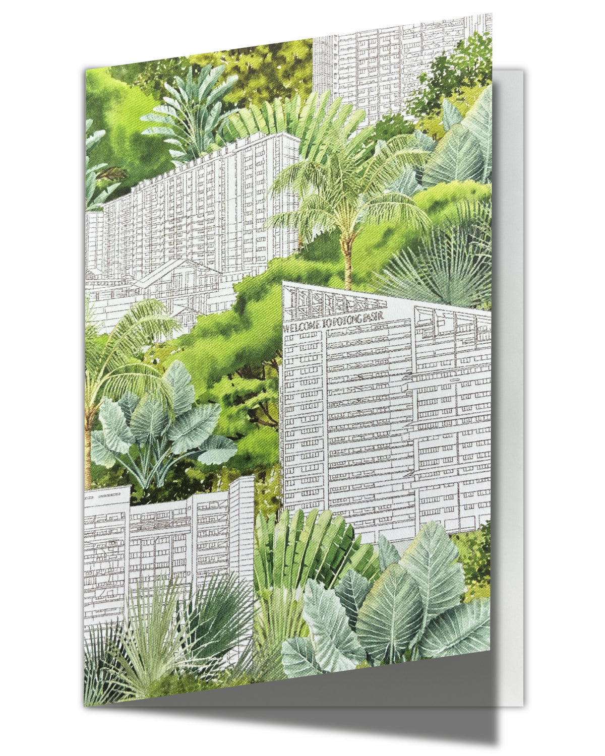 SINGLAPA | Garden City HDB Greeting Card