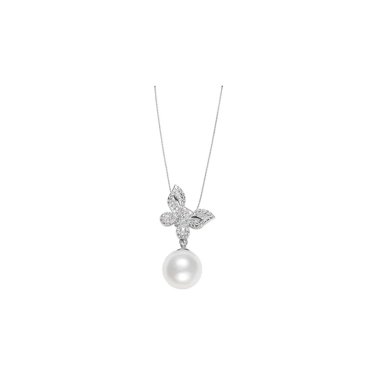 PEARLY LUSTRE | Elegant Freshwater Pearl Necklace WN00174 | GARDENS