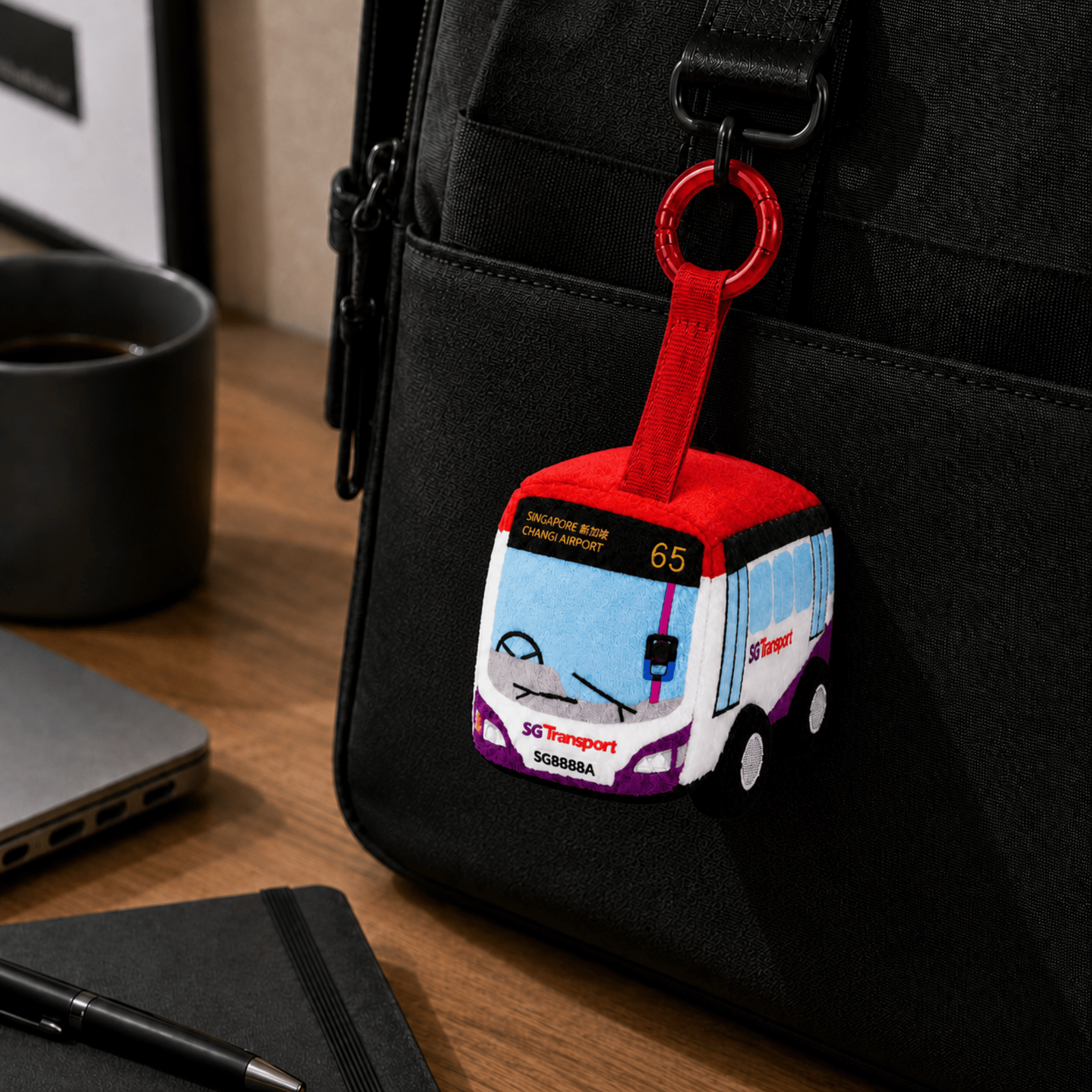 NOM | Nibbles by Nom Mini Transport Series Keychains - Squeeze to Play Sound, Soft Collectible Kids Toy