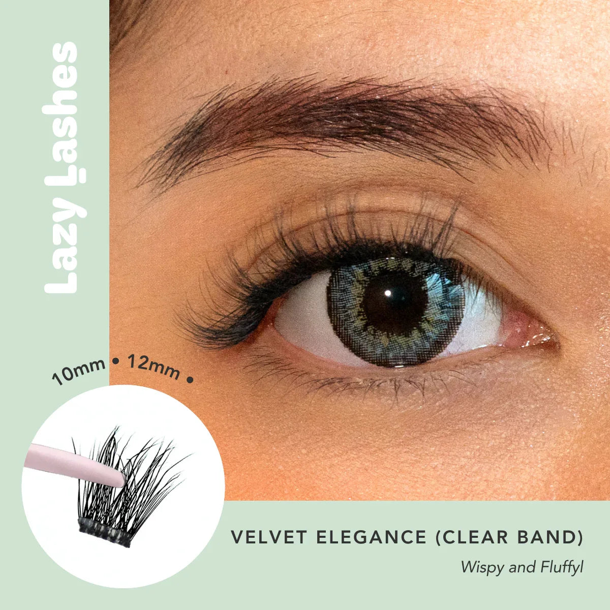 NODSPARK | Clear Band Everyday Velvet Elegant Lazy Lashes