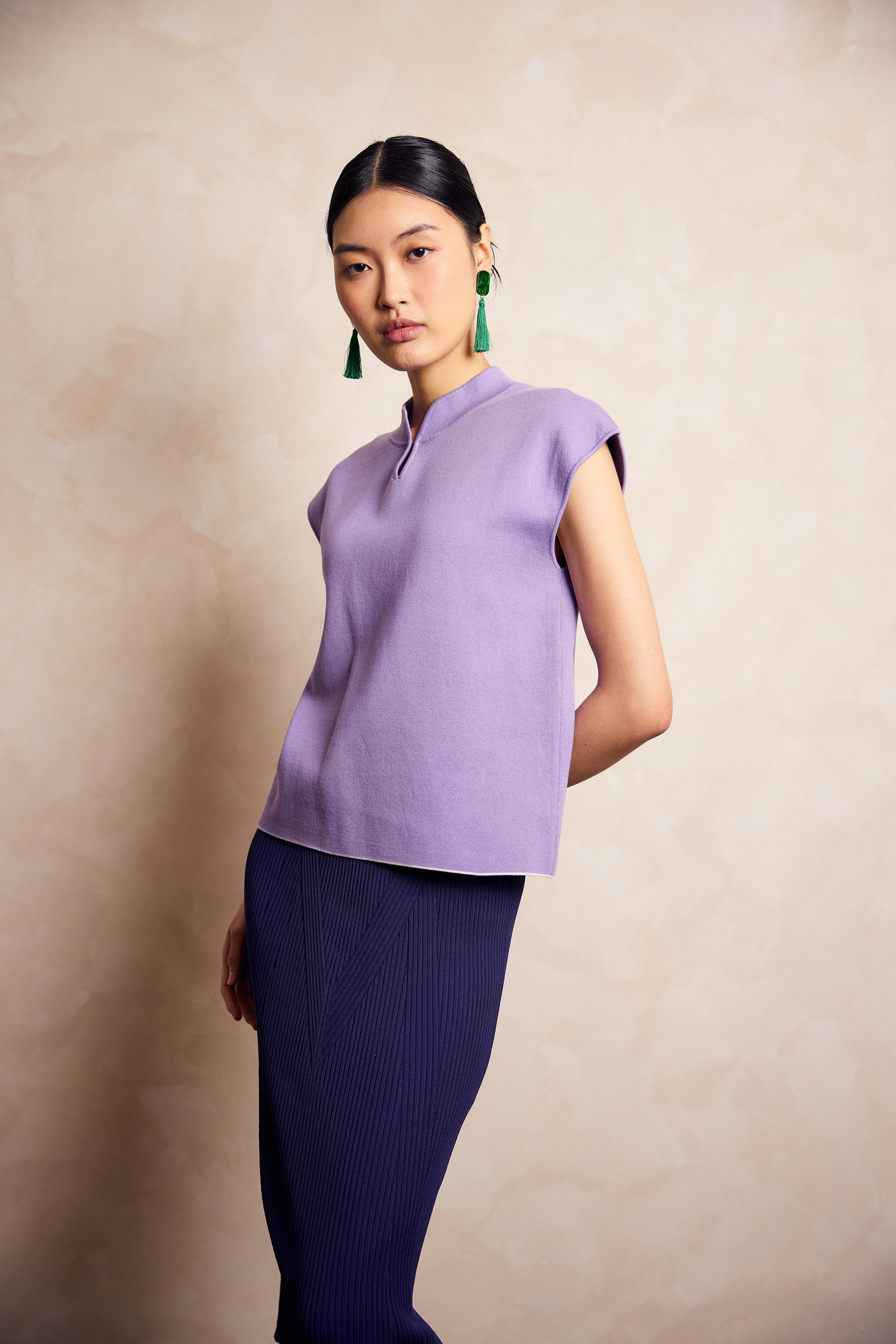 GIN LEE STUDIO | Kyla Top | Purple