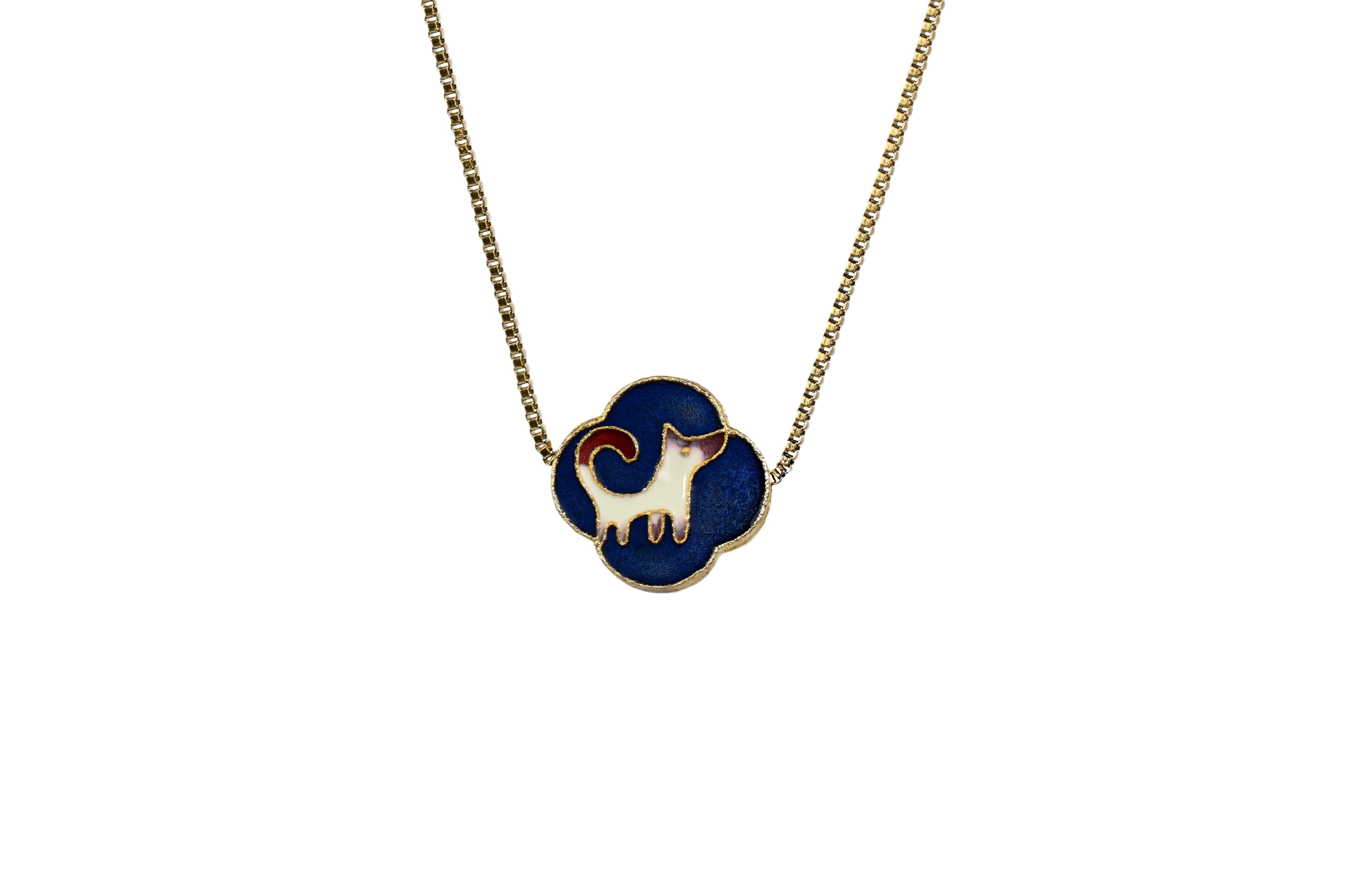 MARILYN TAN JEWELLERY | Lucky Zodiac Gold Chain Pendant Necklace With Enamel Charm
