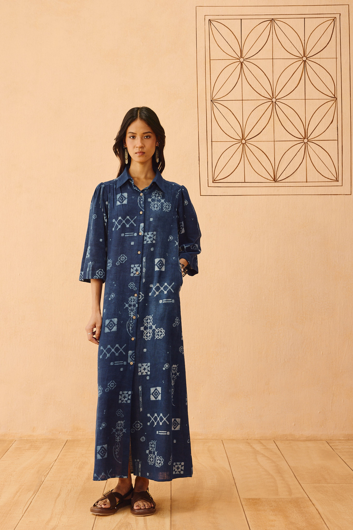 SUI | Everyday Heirloom Handspun Handwoven Organic Cotton Maxi Dress