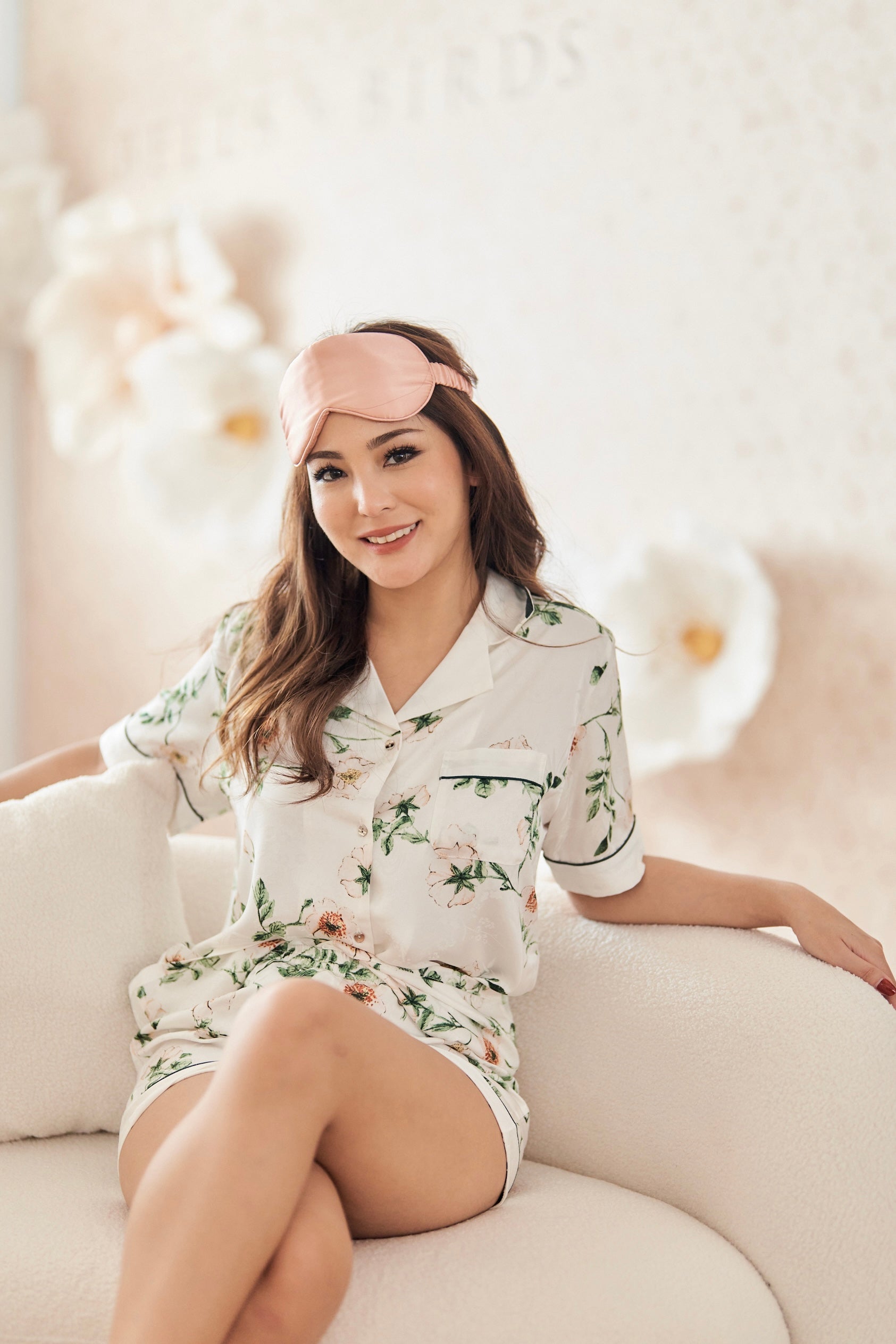 BELLS & BIRDS | Mulberry Silk Eye Mask