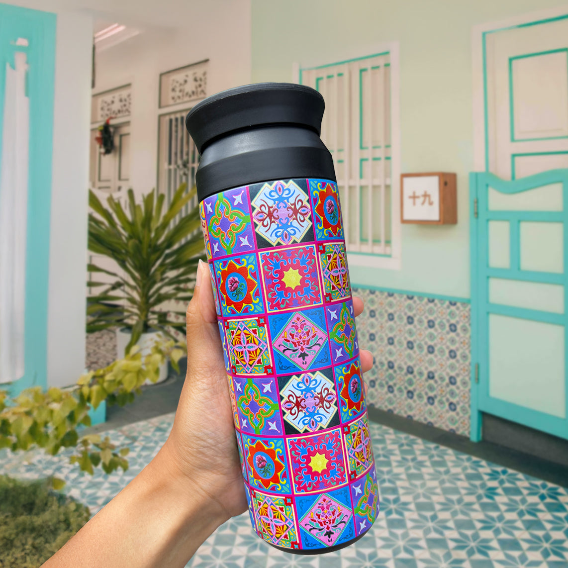 KELLY SER ATELIER | Travel Tumbler: Heritage Tiles