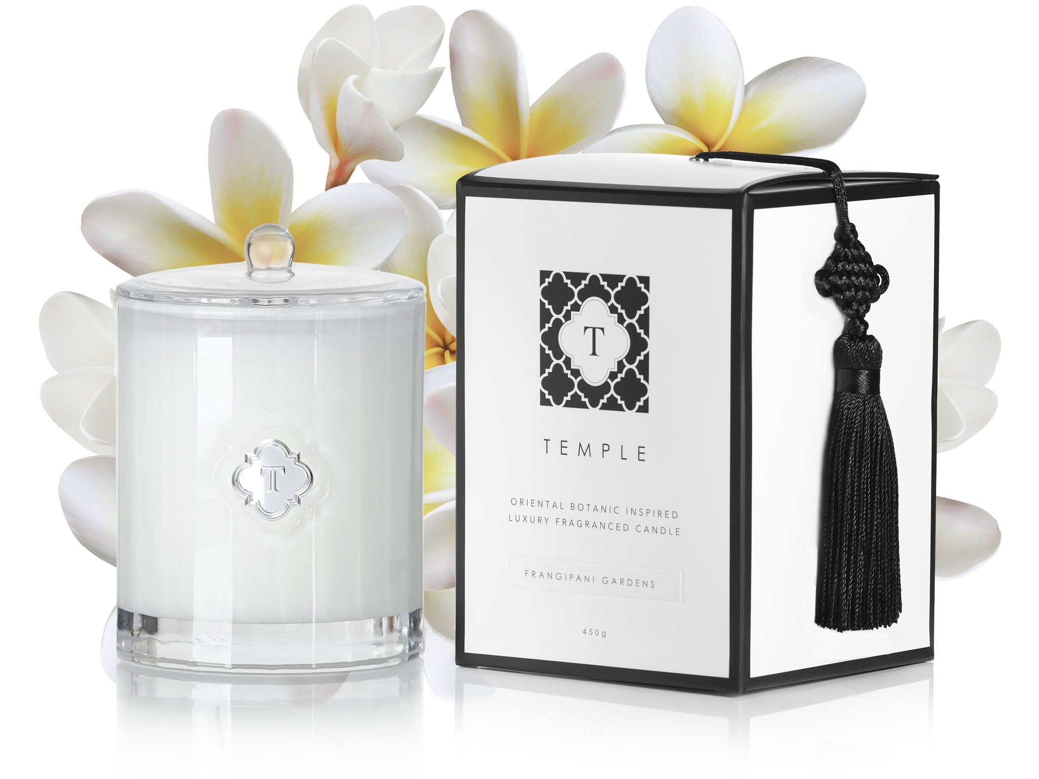TEMPLE CANDLES | Luxury Fragranced Candle - Frangipani Garden