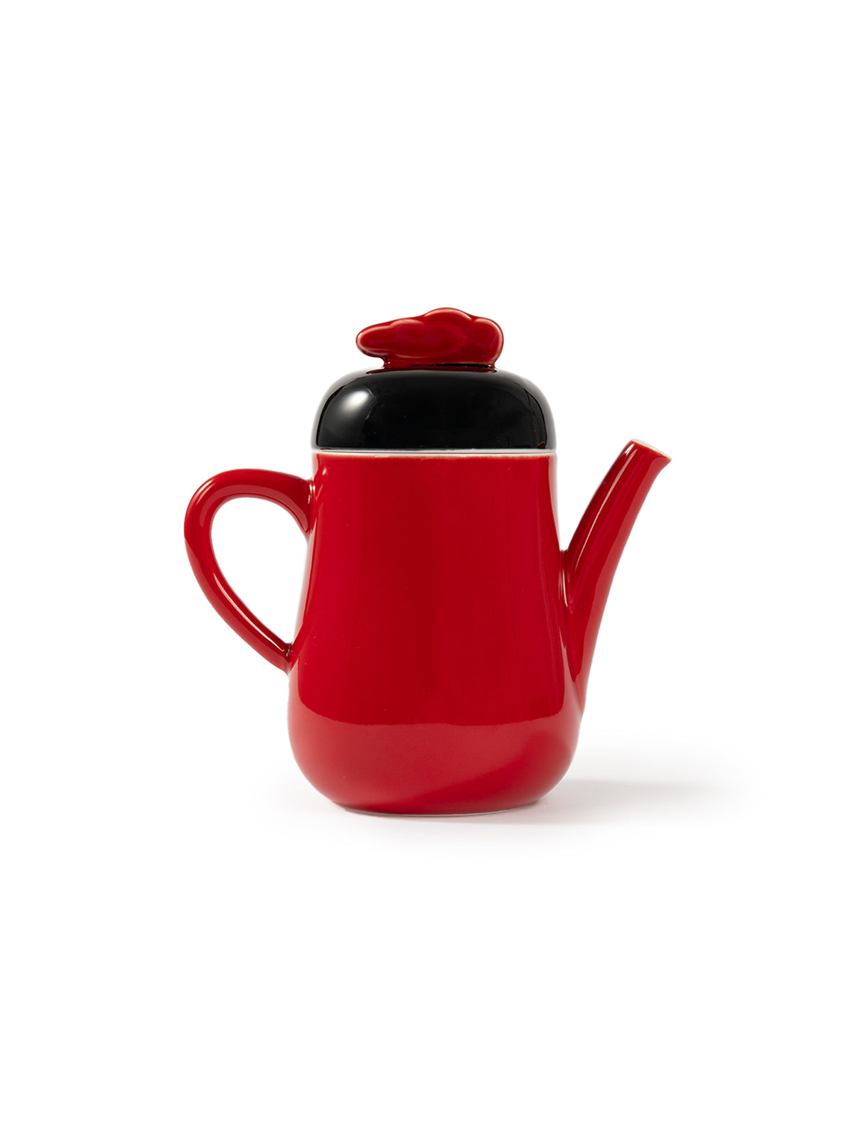 CRAFILAB | Vermilion Red & Auspicious Cloud Teapot