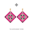 THE ANTECEDENT STORE | Bougainvillea Tile Earrings