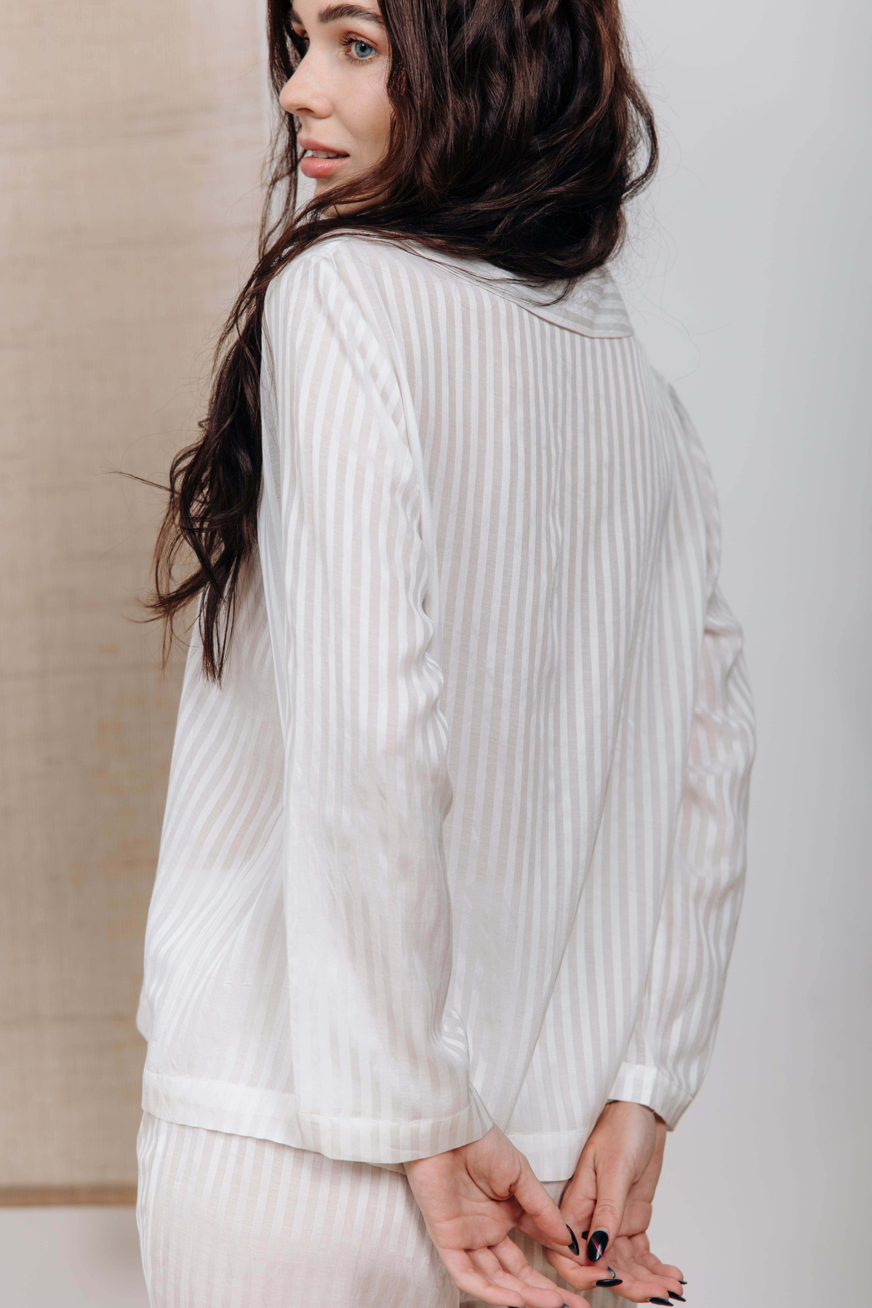 KATRUSS | PJ Set With Pants, Sunlit Stripes
