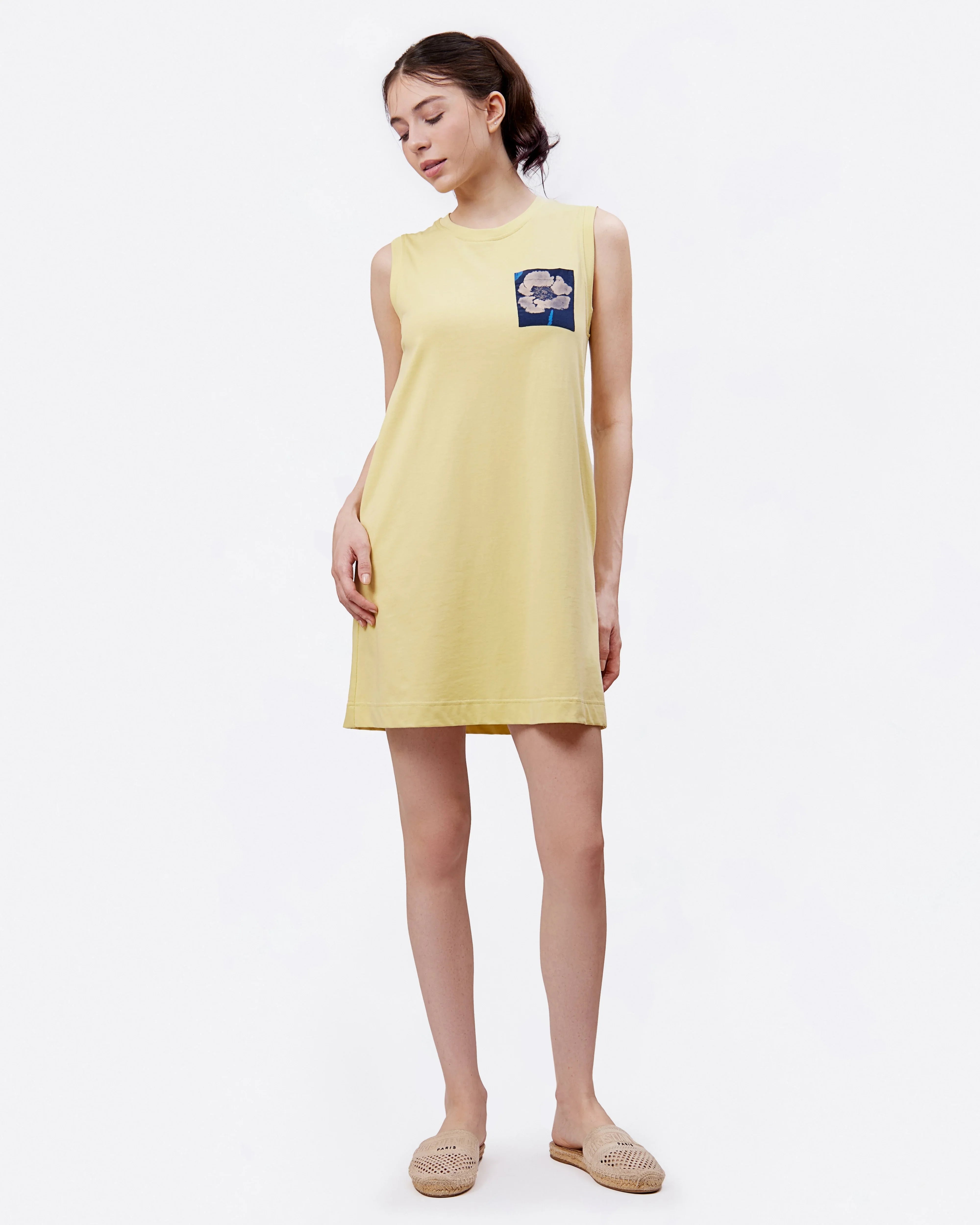 STUDIO QILING | Pear Cotton Jersey Tank Dress
