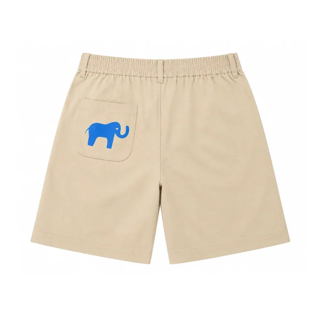 MANDAI WILDLIFE GROUP | SABRINAGOH - Silent Giants Elephant Pleated Shorts