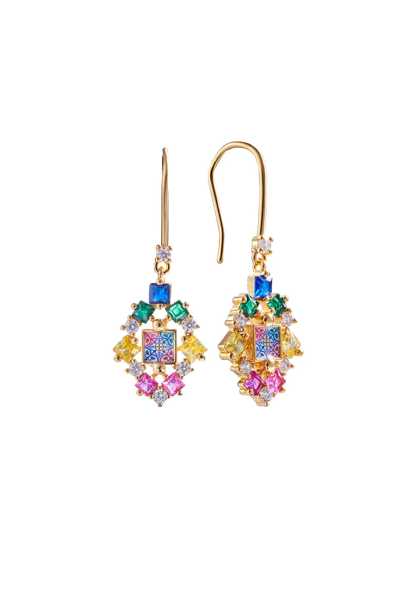 RARE BIRD COLLECTION | Celestial Spectrum Hook Earrings
