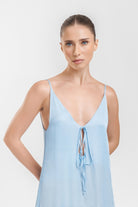 KATRUSS | Sleep Dress With Delicate Ties, Silken Glow