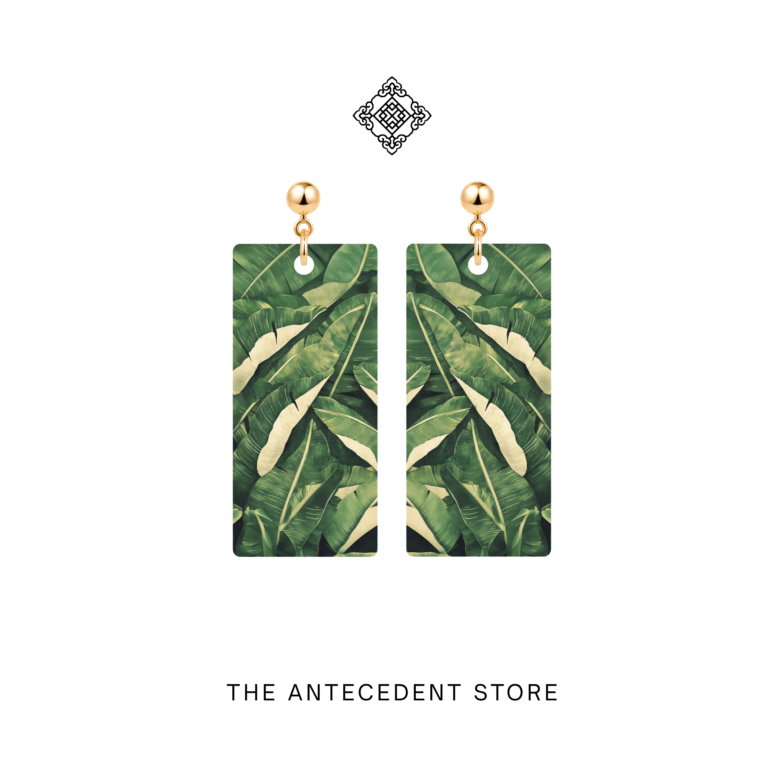 THE ANTECEDENT STORE | Banana Leaf Earrings