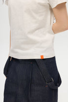 3EIGHTH | Mock Neck Tee in Grey Marl