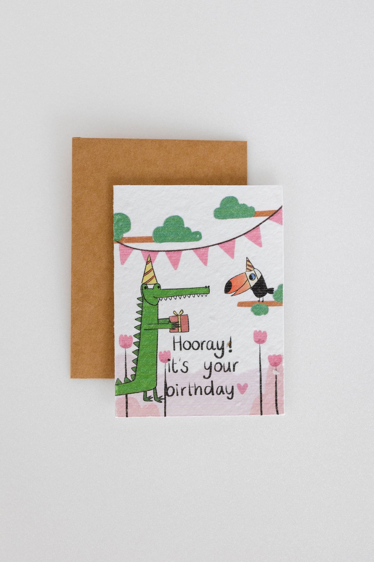 PURPLE AND PURE | Plantable Greeting Card | Hooray Its Your Birthday