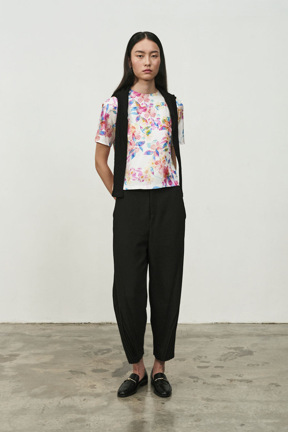 GIN LEE STUDIO | Silk Bloom Top