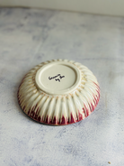 CERAMIC BY JAS | Handmade Ceramic Carved Shallow Bowl