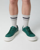 PROJECTWEAR | FALLON Low Cut Faux Leather Sneaker Green