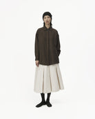GRAYE | Fluid Knot Shirt - Brown