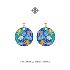 THE ANTECEDENT STORE | Batik Orchid Earrings