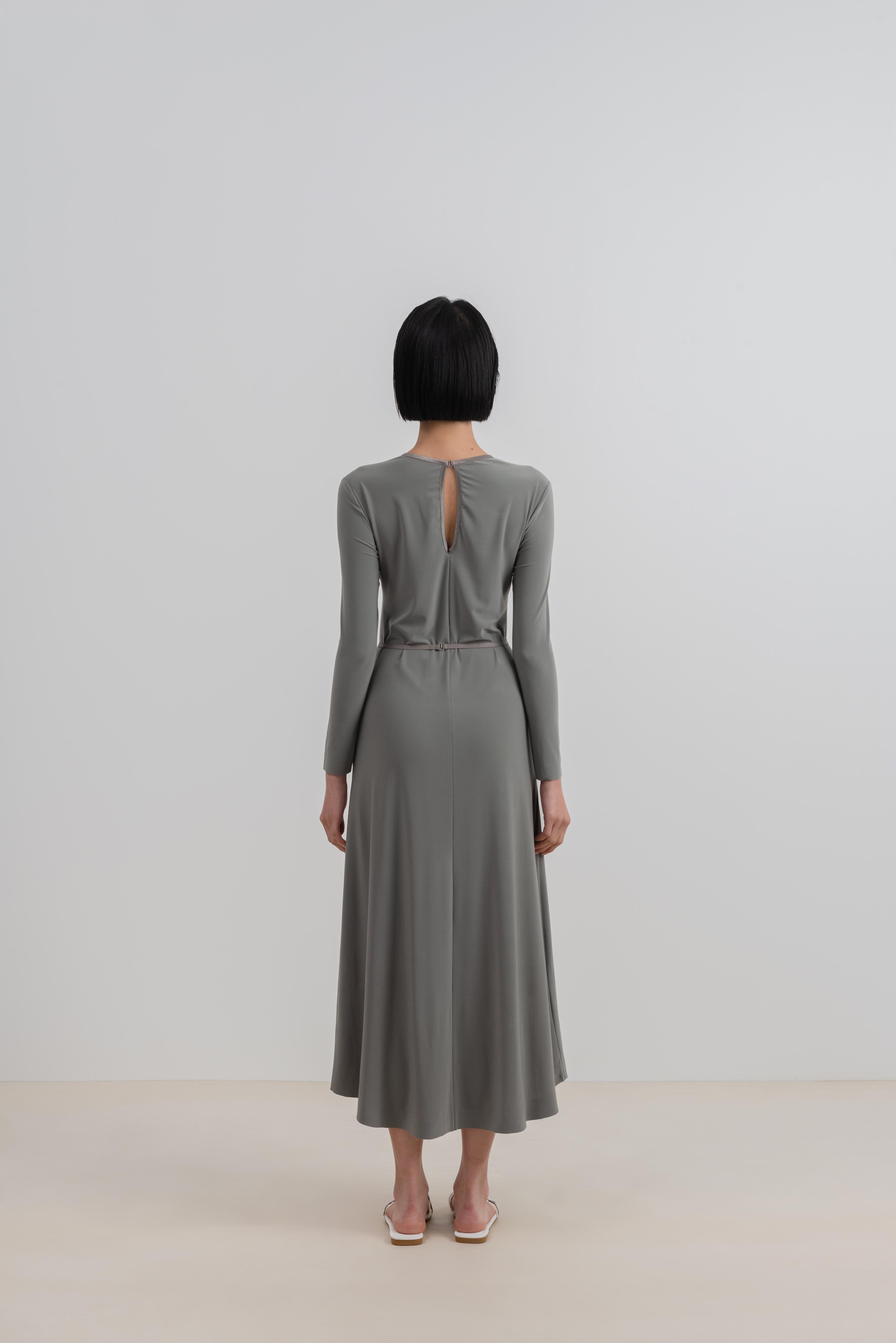LAYERPLAN | Stretch Maxi Long Sleeve Dress