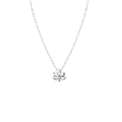 RISIS | Petite Orchid Paperclip Necklace in Palladium