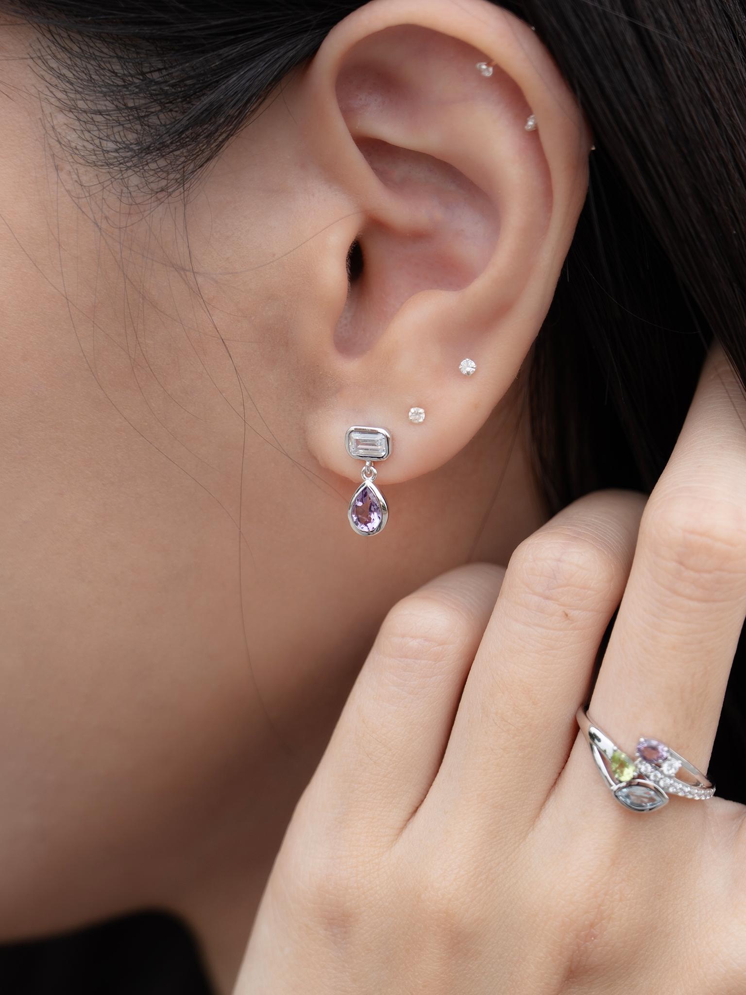 EMBRACE JEWELLERY | Lavender Light Earrings