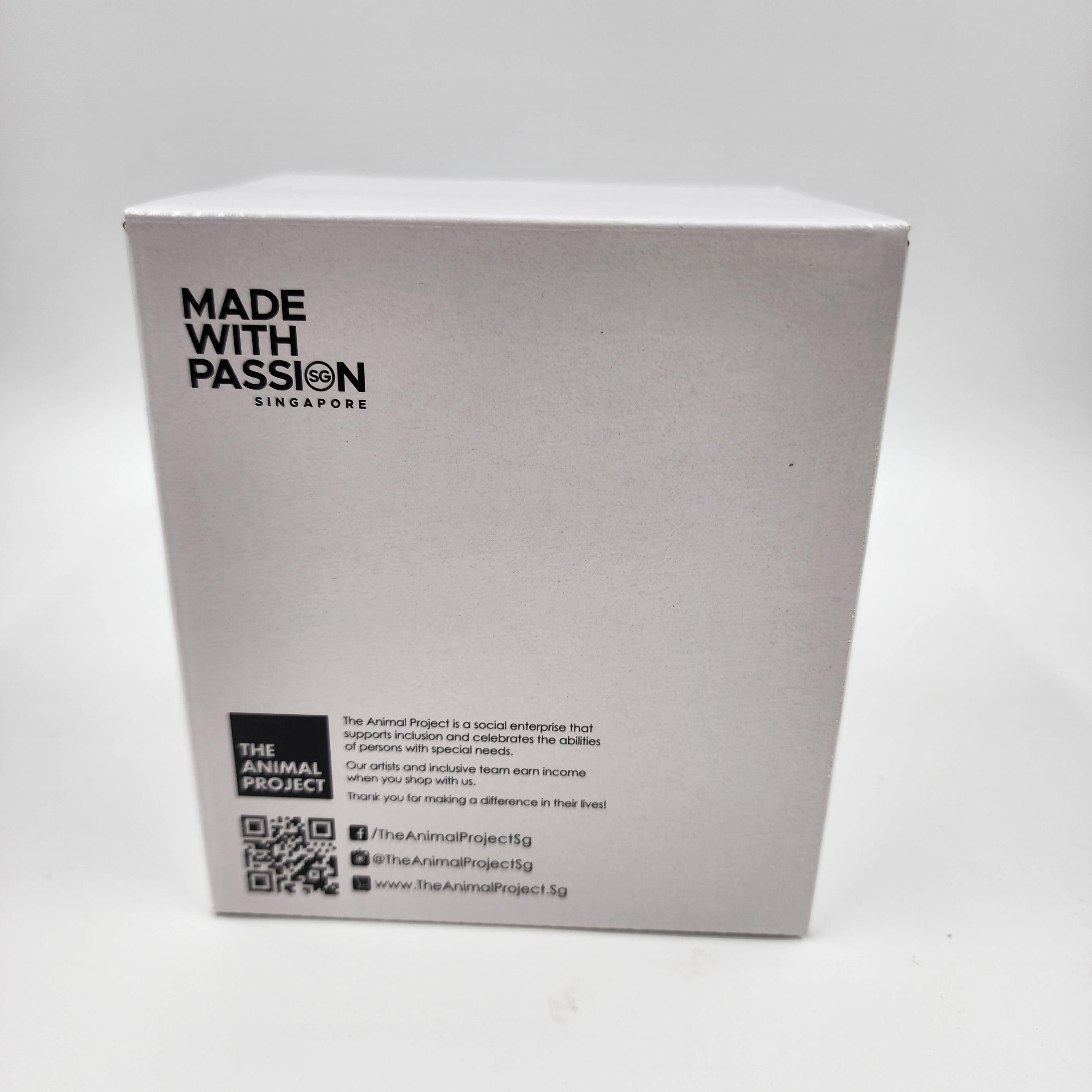 THE ANIMAL PROJECT | Wide Tapered Mug With Bamboo Lid