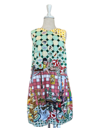 TRIOLOGIE | Kopitiam Sleeveless Tulip Teal Dress