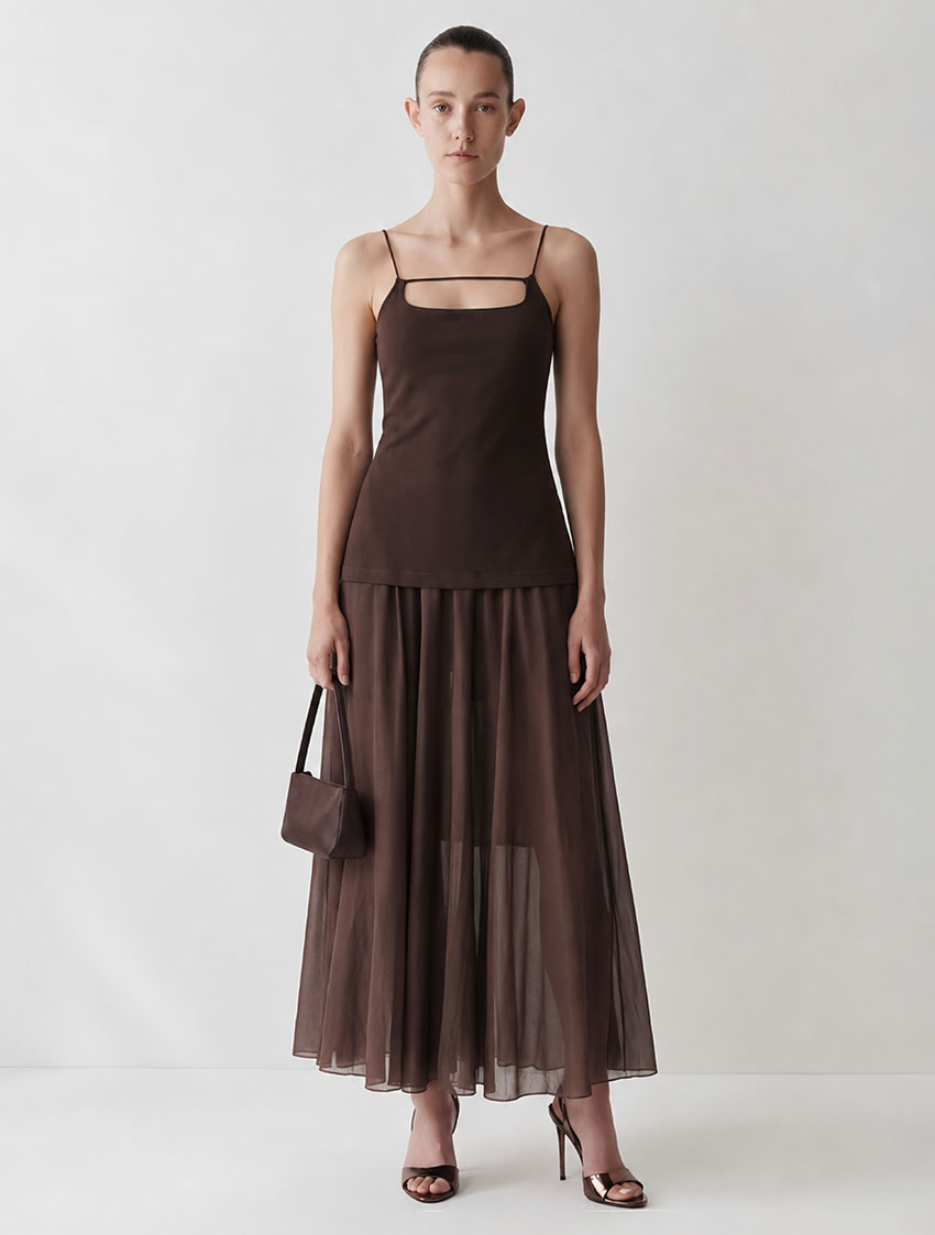 LAYERPLAN | Fiora Sheer Layered Dress