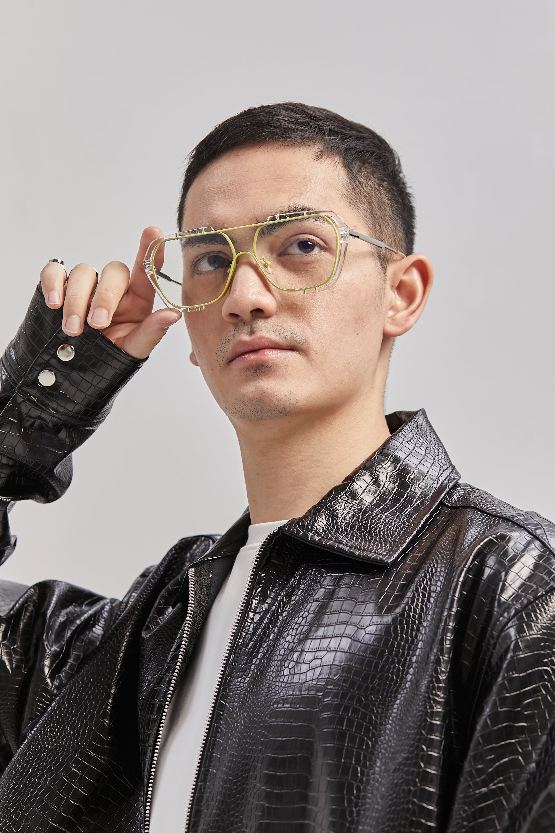 PROJECTWEAR | Cardwell Sunglasses Green/Clear