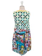TRIOLOGIE | Kopitiam Sleeveless Tulip Teal Dress