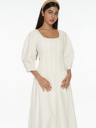 DRESSINGPAULA | Corset Cotton Midi Dress