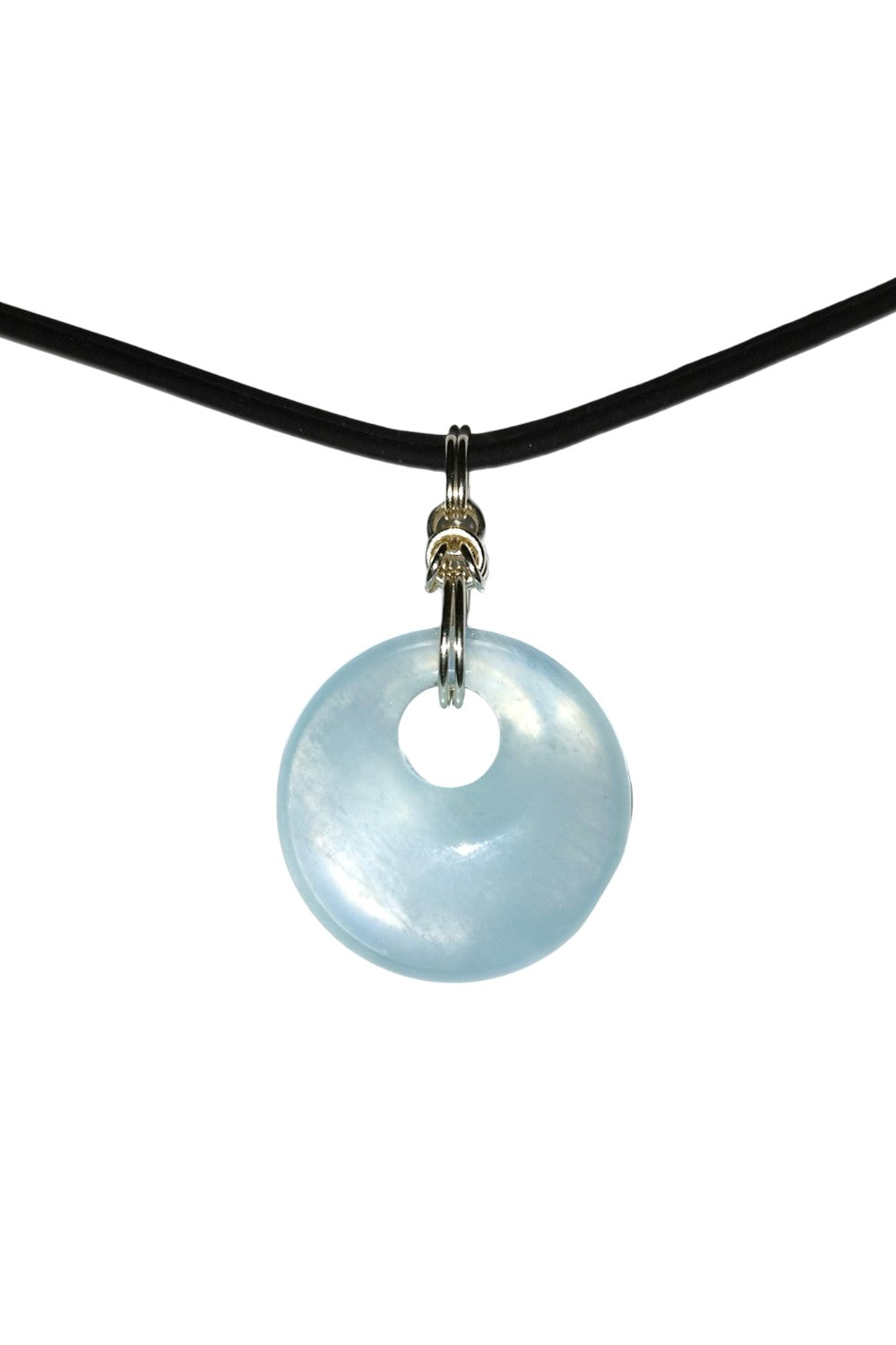 CREATIVE JEWELLERY STUDIO | Byzantine Aquamarine & Silver Pendant by Hooked On Maille