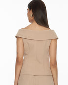 DRESSINGPAULA | Off Shoulder Suit Top