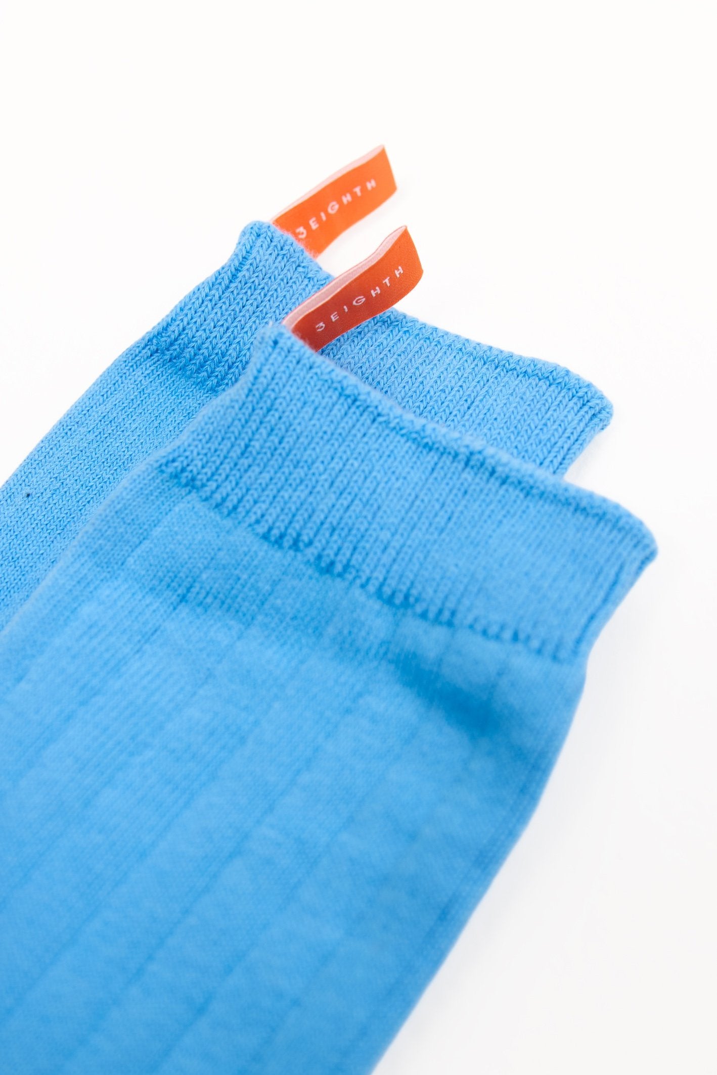 3EIGHTH | Tab Crew Socks in Azure Blue