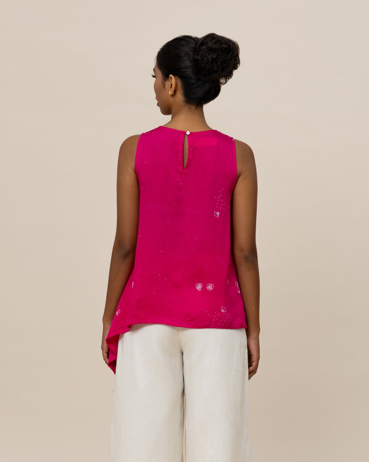 SUKKHA CITTA | SERIBU BUNGA - Asymmetrical Drape Top